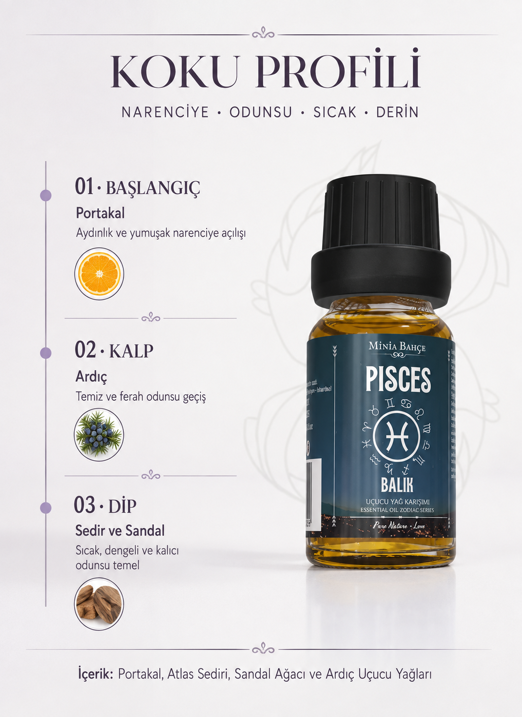 Balık Burcu Uçucu Yağ Karışımı 10 ml