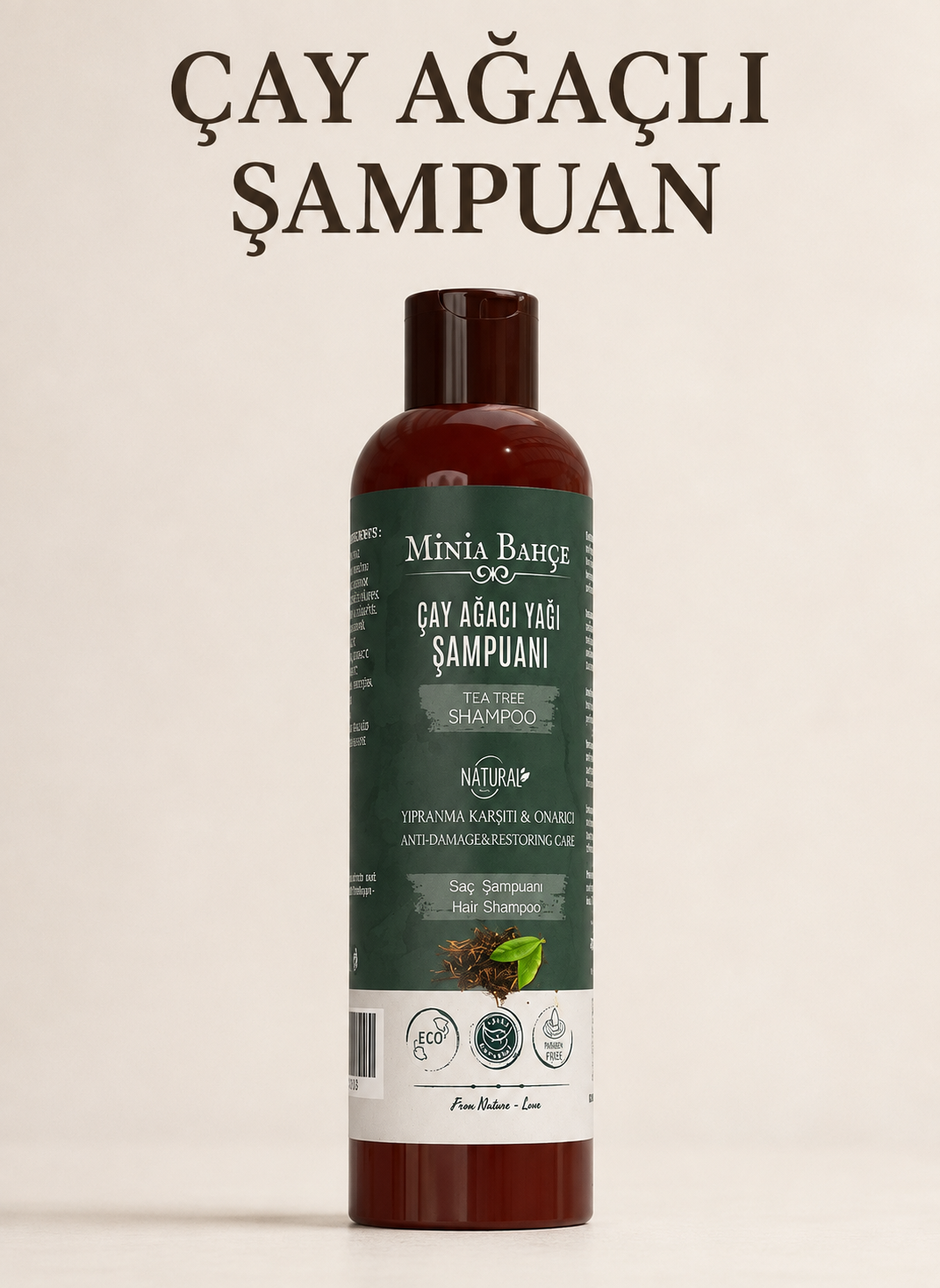 Çay Ağacı Yağı Özlü Şampuan - 400 ml | Besleyici ve Onarıcı Saç Bakımı