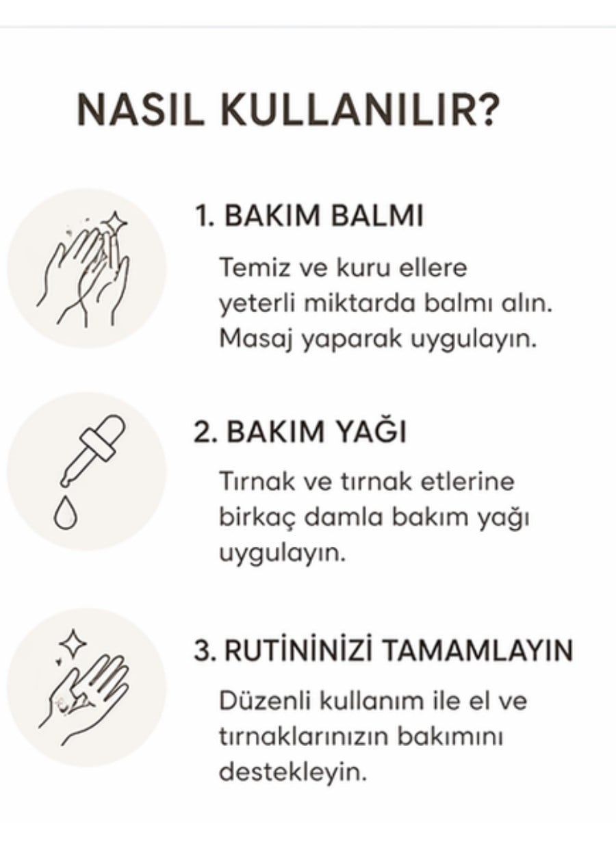 El & Tırnak Bakım Seti - %100 Doğal Balm (50 ml)+ Tırnak Bakım Yağı(30 ml)