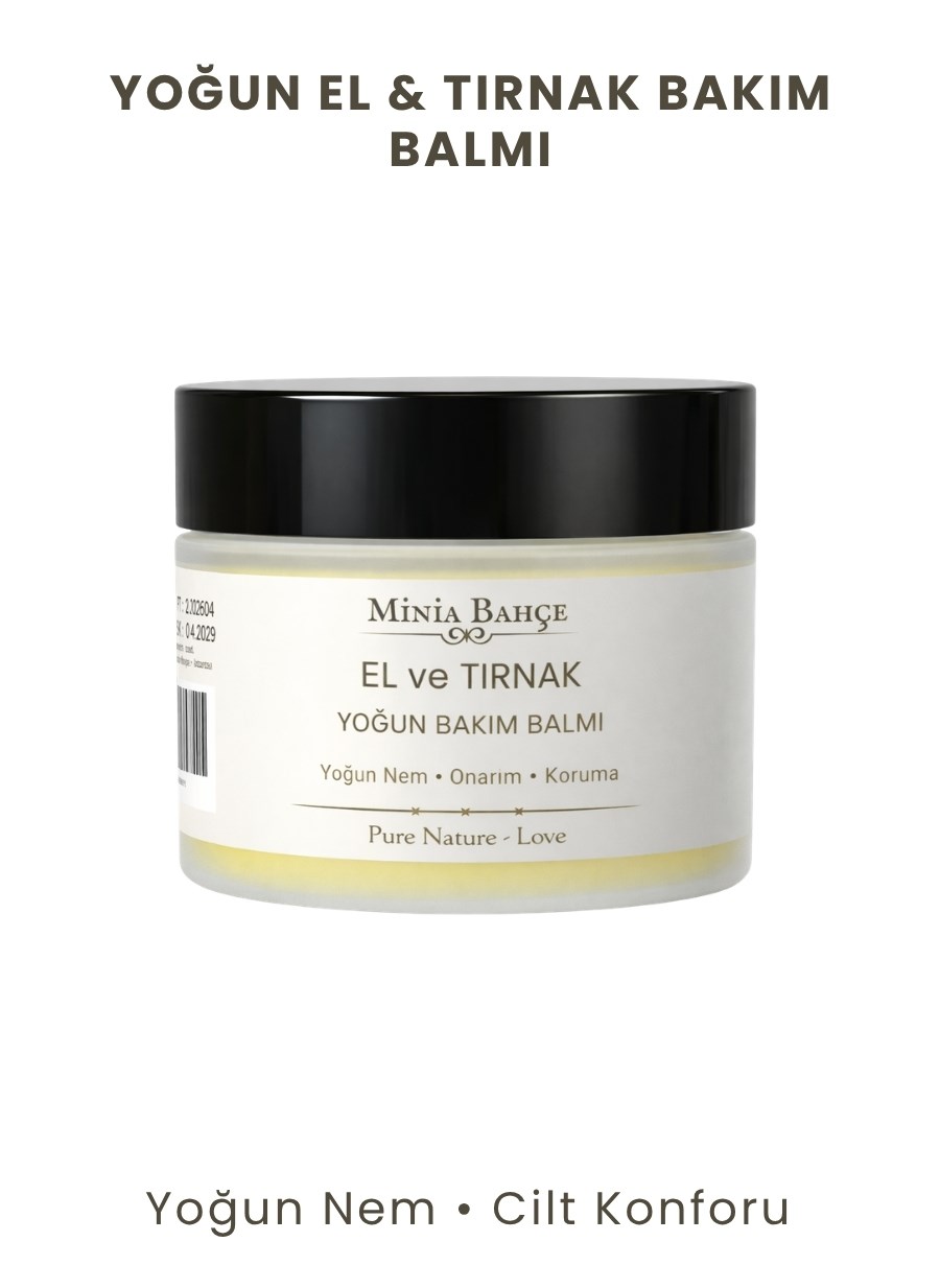 El & Tırnak Bakım Seti - %100 Doğal Balm (50 ml)+ Tırnak Bakım Yağı(30 ml)