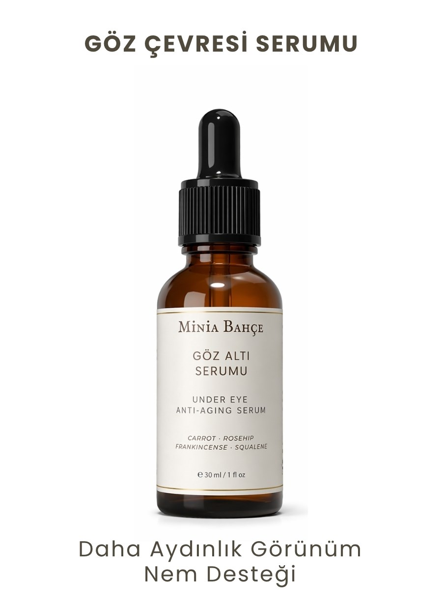Göz Çevresi & Cilt Bakım Seti (30 ml + 50 ml) - %100 Doğal Serum ve El & Yüz Kremi