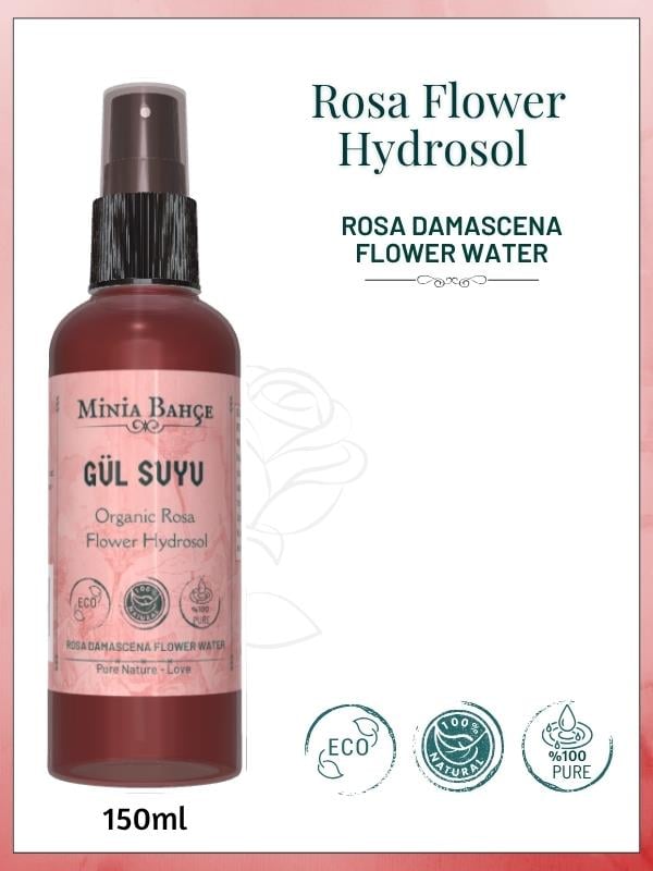 Gül Suyu %100 Doğal, 150ml