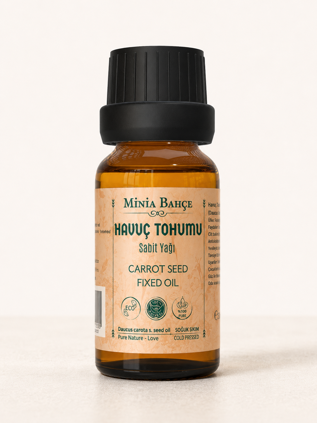 Havuç Tohumu Yağı, %100 Doğal ve Saf. 20ml