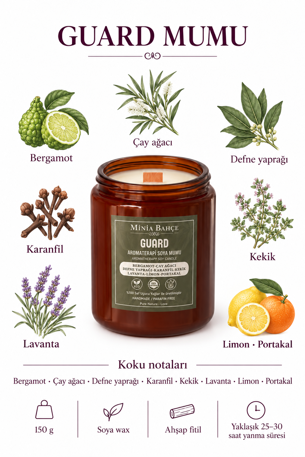 KORUMA – SOYA MUMU – 150 GR