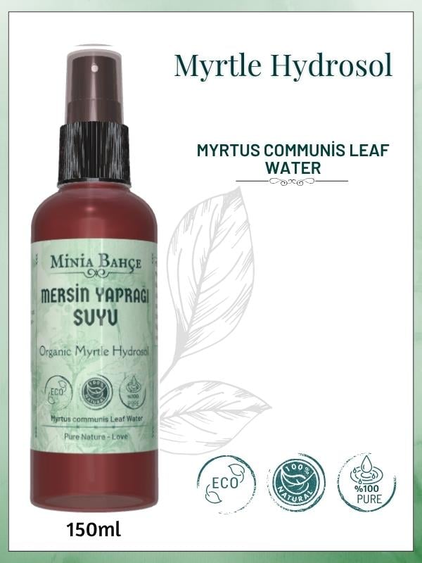 Mersin Yaprağı Suyu – %100 Doğal Hidrosol, 150 ml