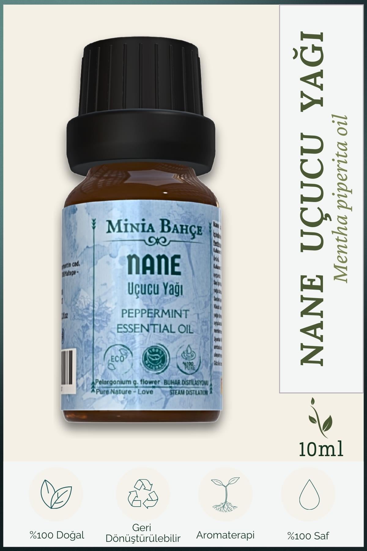 Nane Uçucu Yağı, %100 Doğal ve Saf, 10ml 