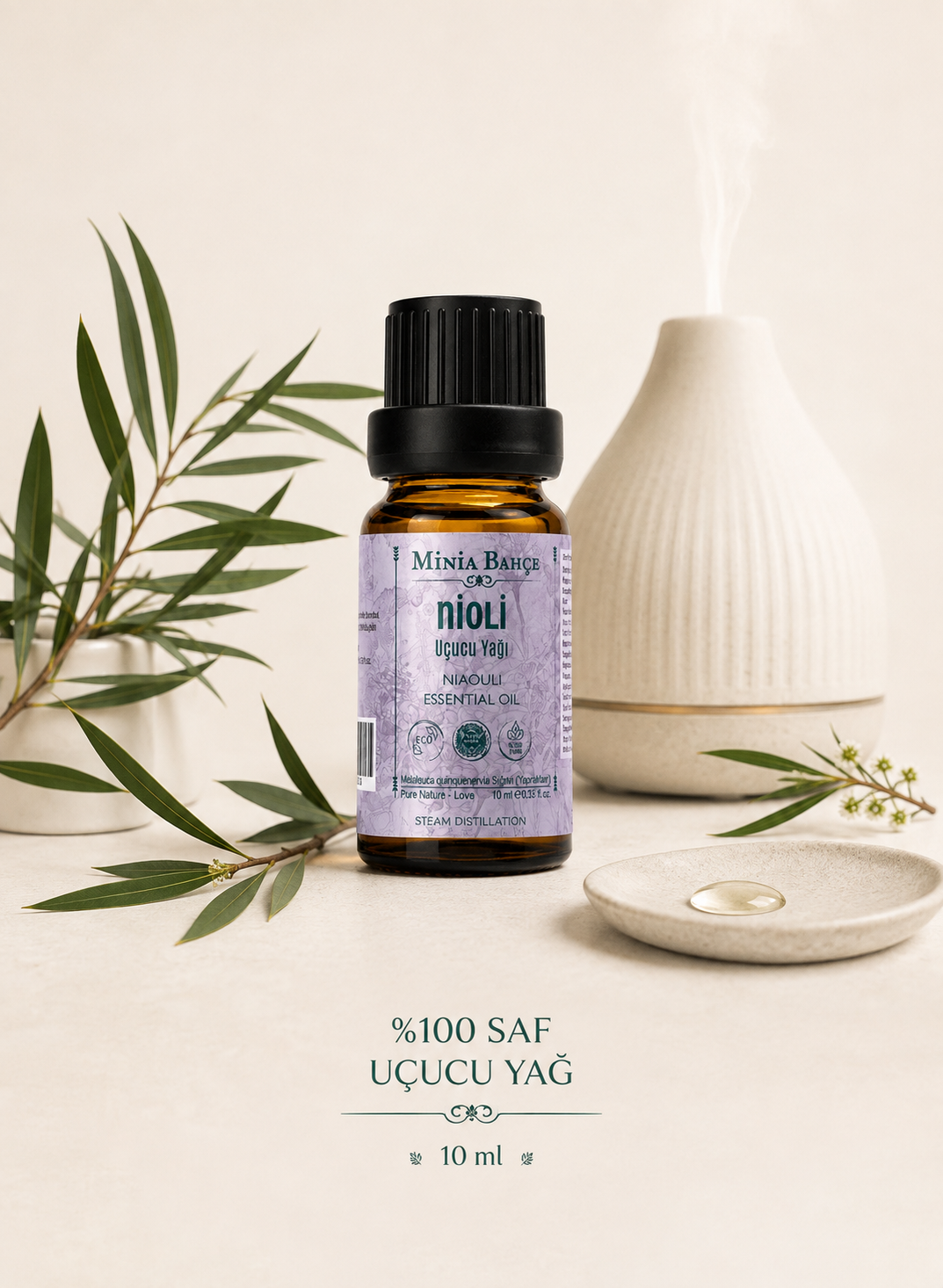 Niaouli Uçucu Yağı – 10 ml | Saf ve Katkısız Bitkisel Uçucu Yağ