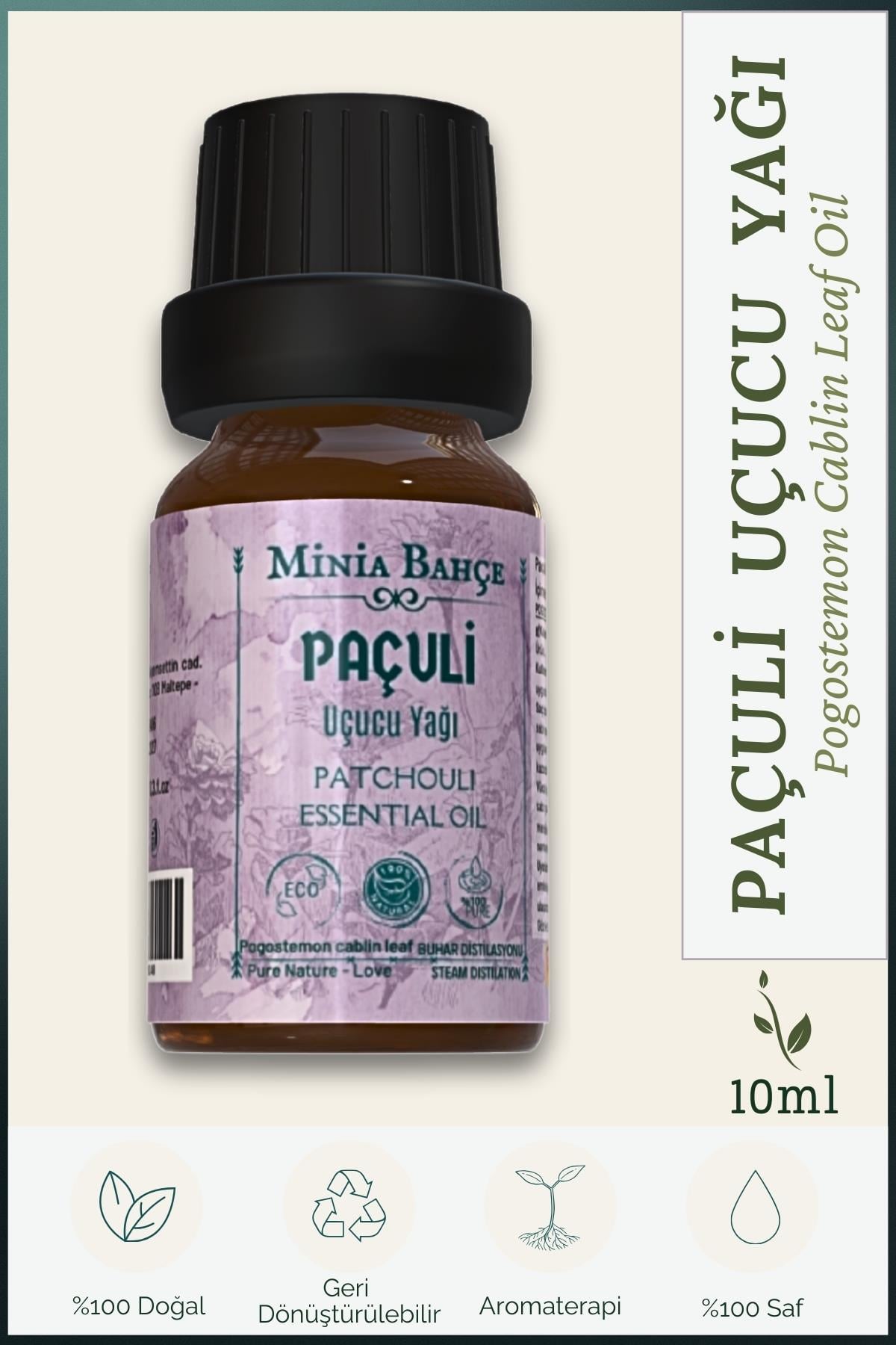 Paçuli Uçucu Yağı, %100 Saf ve Doğal. 10ml