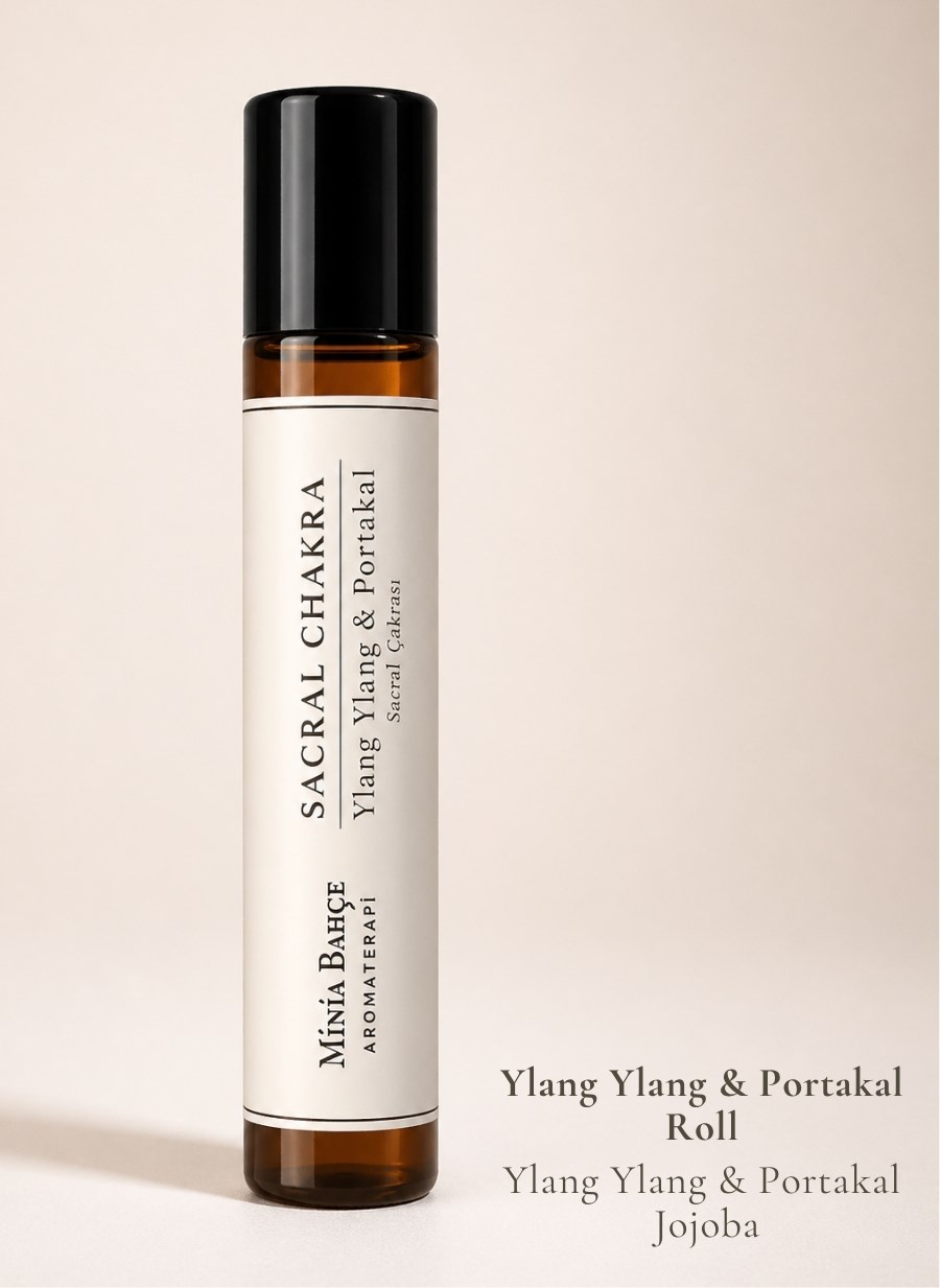 Sakral Çakra Roll - %100 Doğal Ylang Ylang & Portakal Yağı 10 ml