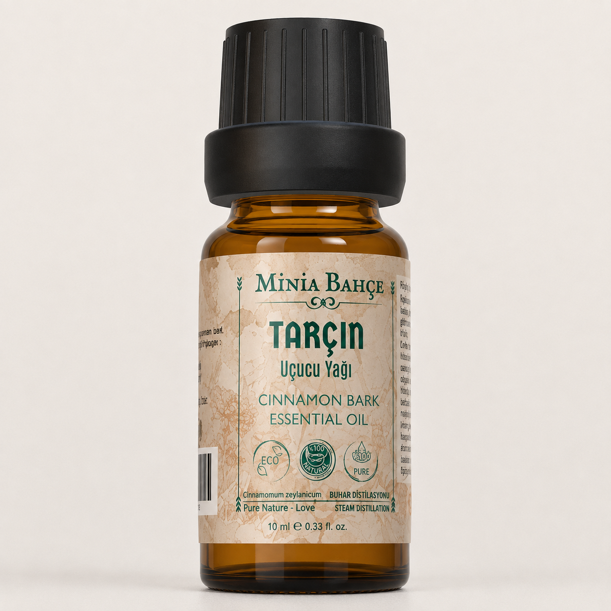 Tarçın Kabuğu Yağı, %100 Saf ve Doğal,  10ml