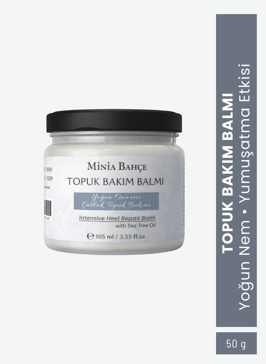 Topuk Bakım Balmı - 50 ml | Üre İçerikli Yoğun Nemlendirici ve Yumuşatıcı Ayak Kremi