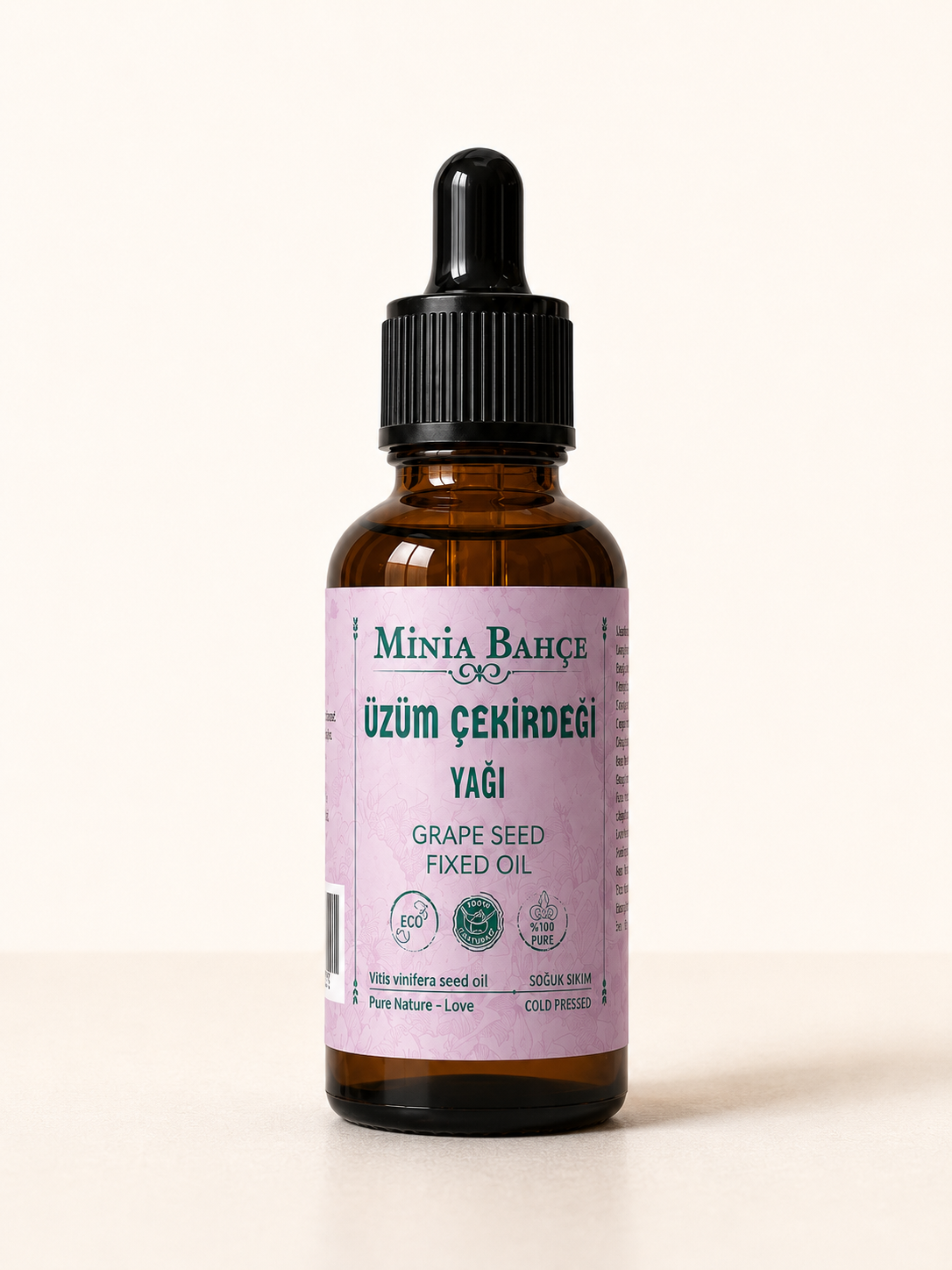 Üzüm Çekirdeği Yağı, %100 Saf ve Doğal - 30ml