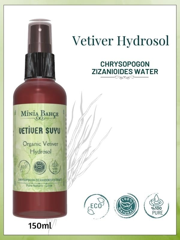 Vetiver Suyu (%100 Doğal Hidrosol) - 150 ml