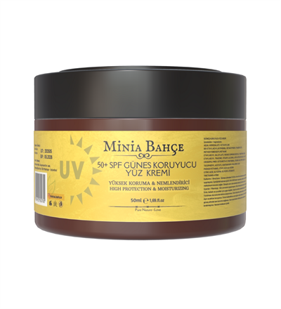 50 SPF Güneş Koruyucu Yüz ve Vücut Kremi - 50 ml | %100 Doğal Filtreli