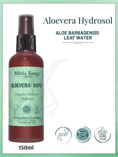 Aloe Vera Suyu - %100 Doğal Hidrosol, 150ml | Doğal Cilt ve Vücut Bakımı