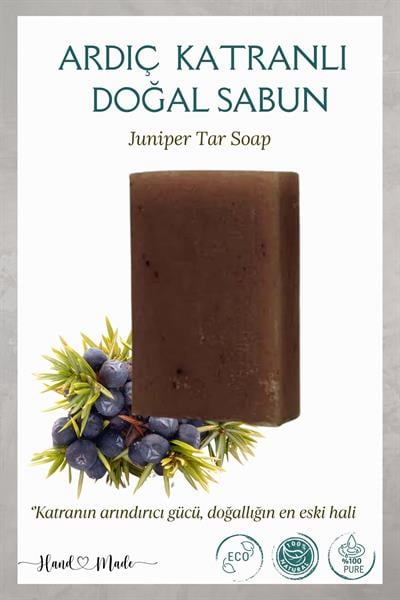 Ardıç Katranlı Doğal Sabun – El Yapımı, 115 GR