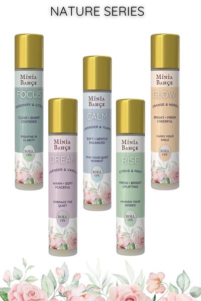 Aromaterapi Roll-On Serisi – %100 Doğal Uçucu Yağ Karışımları | 5'li Set