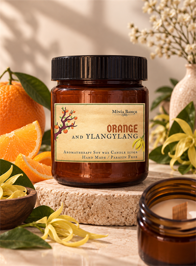 ORANGE & YLANG YLANG – SOYA MUMU – 150 GR