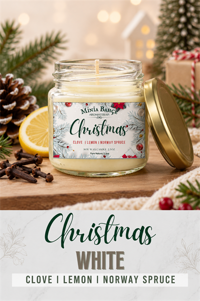 Aromaterapi Soya Mum Seti - Yeni Yıl Özel (Christmas), 75 gr x 3 Adet