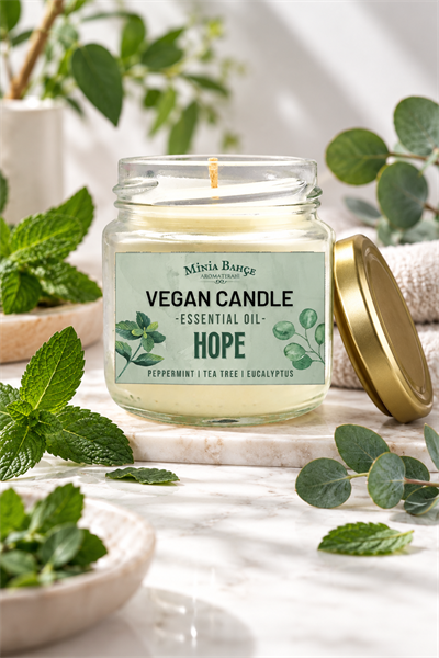 HOPE – NANE, ÇAY AĞACI VE OKALİPTÜS KOKULU SOYA MUMU – 75 GR