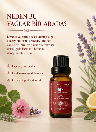 Aşk (Love) Uçucu Yağ Karışımı – 10 ml 
