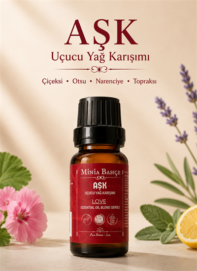 Aşk (Love) Uçucu Yağ Karışımı - %100 Saf, 10 ml