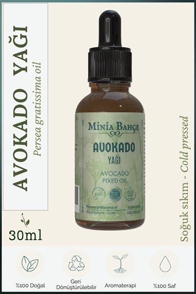 Avokado Yağı, %100 Doğal ve saf. 30ml