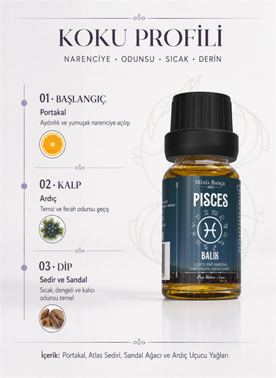 Balık Burcu Uçucu Yağ Karışımı 10 ml