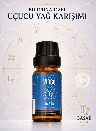 Başak Burcu Uçucu Yağ Karışımı – Lavanta, Okaliptüs, Sandal Ağacı, Greyfurt ve Adaçayı Uçucu Yağları, 10 ml