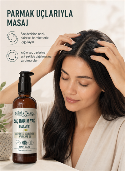 Besleyici Saç Bakım Yağı, %100 Doğal Ve Katkısız, 100ml