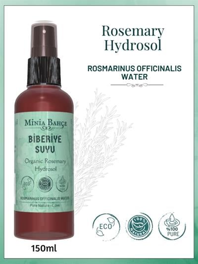 Biberiye Suyu - %100 Doğal ve Yağlı Hidrosol, 150ml