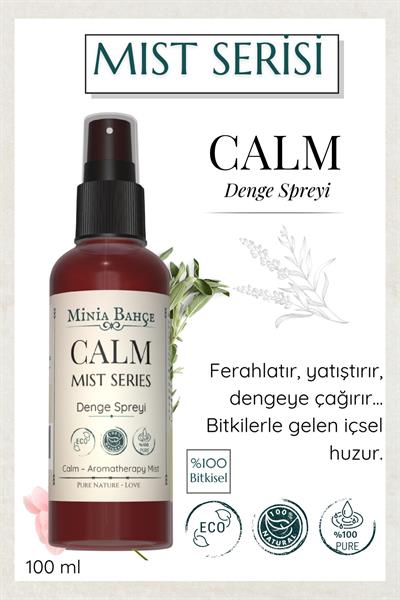 CALM Mist – Lavanta & Sedir Yağlı Yatıştırıcı Aromaterapi Vücut Spreyi (100 ml)