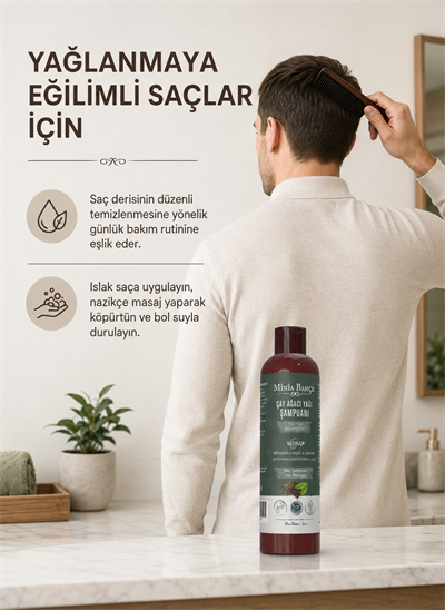 Çay Ağacı Şampuan – Çay Ağacı, Isırgan Otu ve Buğday Proteini İçeren Saç ve Saç Derisi Bakım Şampuanı, 400 ml
