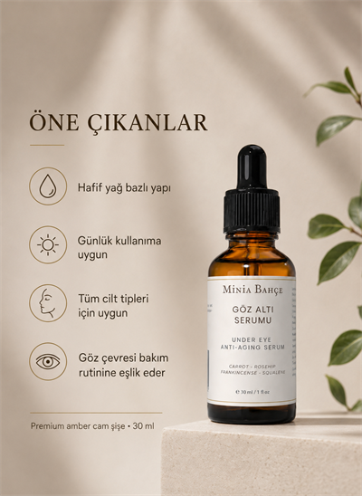 Cilt Nemlendirici Serum – 30 ml | Bitkisel Yağlarla Günlük Yüz Bakımı