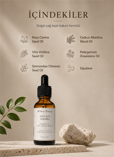 Cilt Nemlendirici Serum – 30 ml | Bitkisel Yağlarla Günlük Yüz Bakımı