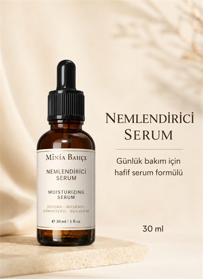 Cilt Nemlendirici Serum – 30 ml | Bitkisel Yağlarla Günlük Yüz Bakımı