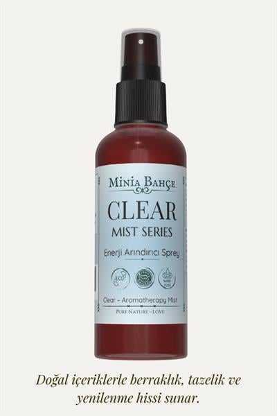 CLEAR Mist – Lavanta, Paçuli ve Sedir Yağlı Arındırıcı Aromaterapi Vücut Spreyi (100 ml)