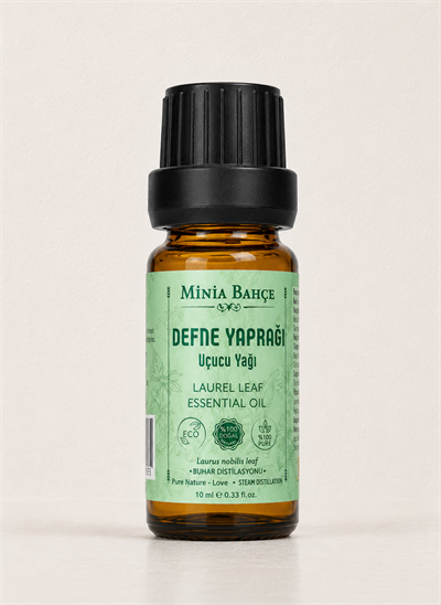 Defne Yaprağı Uçucu Yağı – 10 ml | Saf ve Katkısız Bitkisel Uçucu Yağ