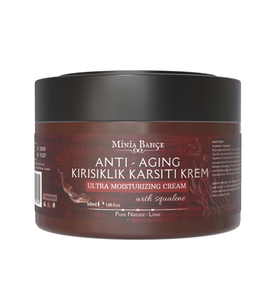 Doğal Anti-Age Kırışıklık Karşıtı Krem – %100 Doğal ve Saf, 50 ml