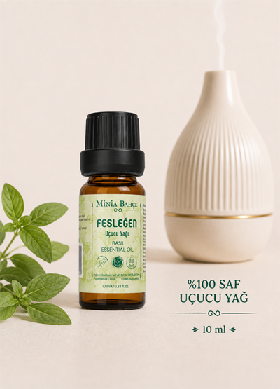 Fesleğen (Tulsi) Uçucu Yağı – 10 ml | Saf ve Katkısız Bitkisel Uçucu Yağ