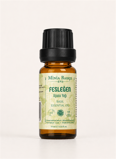 Fesleğen (Tulsi) Uçucu Yağı – 10 ml | Saf ve Katkısız Bitkisel Uçucu Yağ