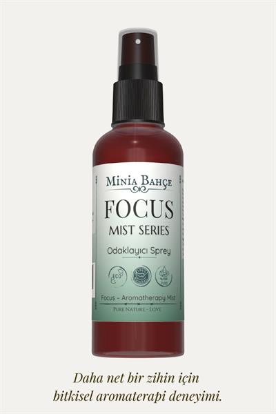FOCUS Mist – Biberiye & Nane İçerikli Ferahlatıcı Aromaterapi Spreyi (100 ml)