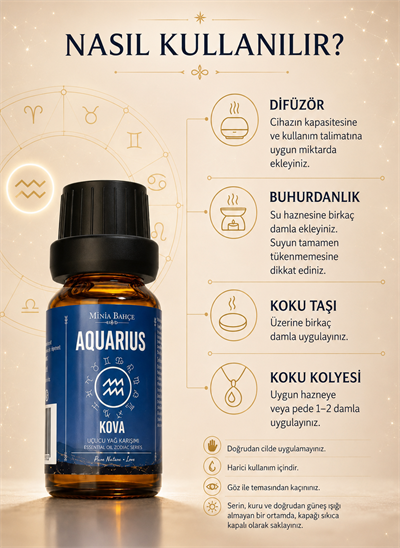 Kova Burcu Uçucu Yağ Karışımı 10 ml