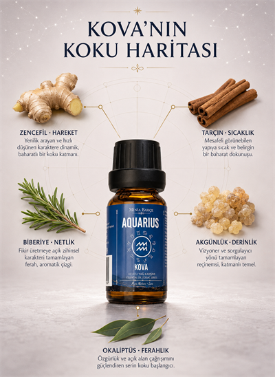 Kova Burcu Uçucu Yağ Karışımı 10 ml