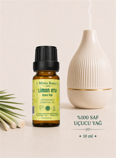 Limon Otu Uçucu Yağı – 10 ml | Saf ve Katkısız Bitkisel Uçucu Yağ
