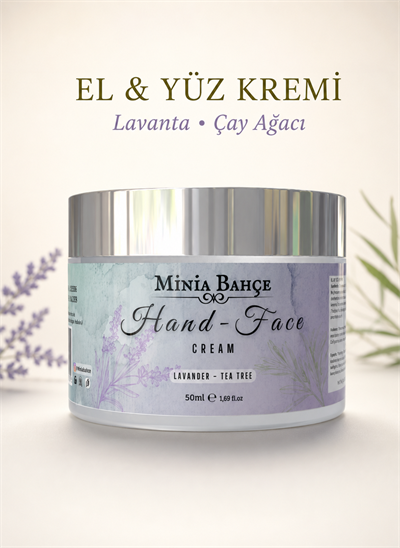 Lavanta & Çay Ağacı El ve Yüz Kremi – 50 ml