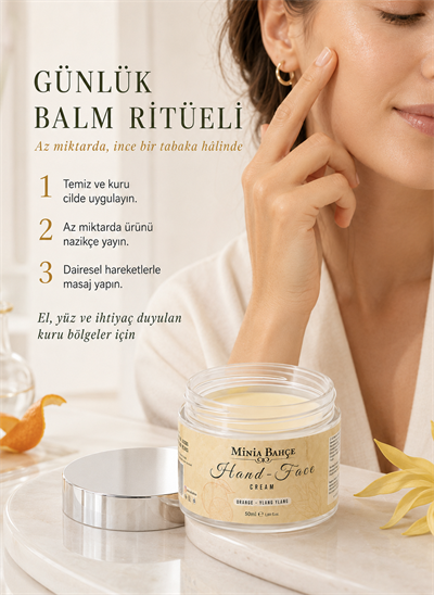 Portakal & Ylang Ylang El ve Yüz Kremi – 50 ml