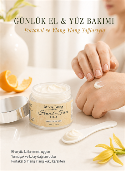 Portakal & Ylang Ylang El ve Yüz Kremi – 50 ml