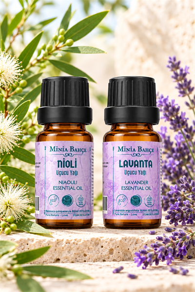 Nioli (Niaouli) & Lavanta Uçucu Yağ Seti – 10 ml x 2 | %100 Saf