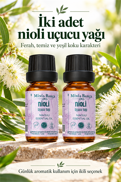 Nioli Uçucu Yağı (Niaouli) – 10 ml x 2 Adet | %100 Saf